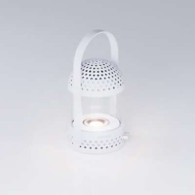 TRANSPARENT Light Speaker White Potable Bluetooth Hi-Fi Wireless