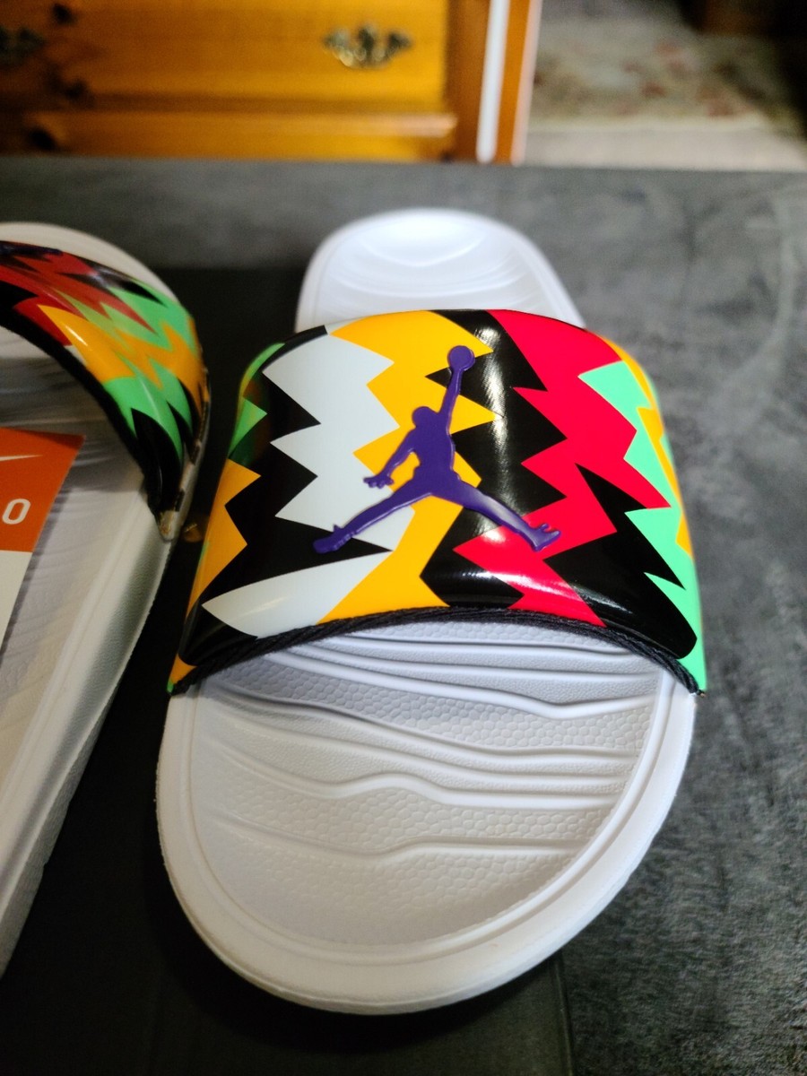 AIR JORDAN BREAK SLIDE 7 RETRO 2020 HARE WHT/COURT PURPLE
