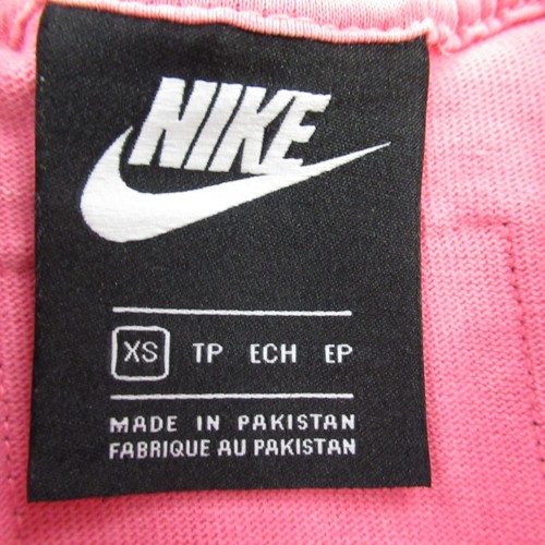 Nike Shirt Kids XS Pink Unisex Short Sleeve Casual Crew Neck - Picture 3 of 8