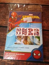 *NEW* Marvel A5 Scene Building Paper Pad~SPIDERMAN~32 sheets~Quick Ship
