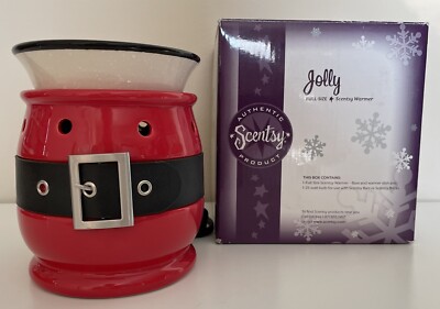 Scentsy Full-Size Wax Warmer JOLLY Santa 2010 Holiday Christmas 25-Watt Bulb