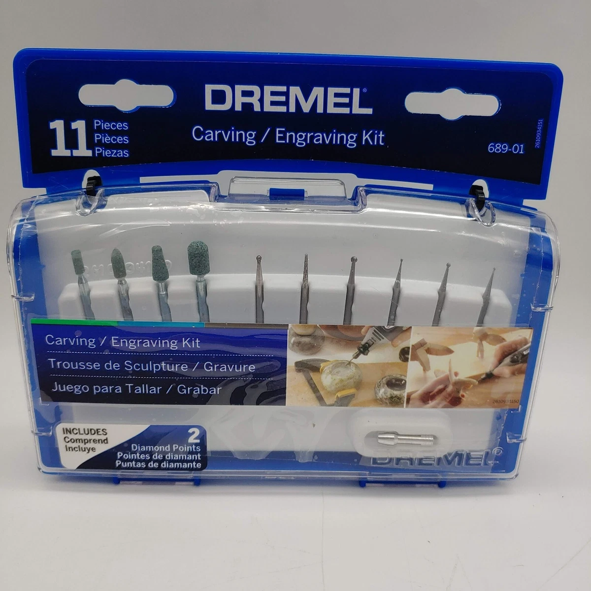 Dremel 114-689-01 11-piece Rotary Tool Carving And Engraving Kit - ME  Campbell Co