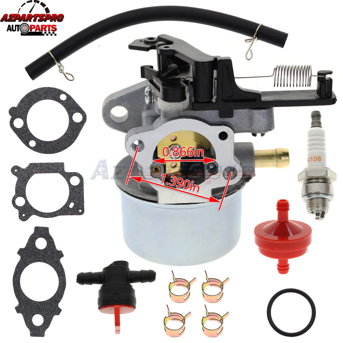 Carburetor carb for 2800 PSI 8.5 HP Troy Built with Briggs and