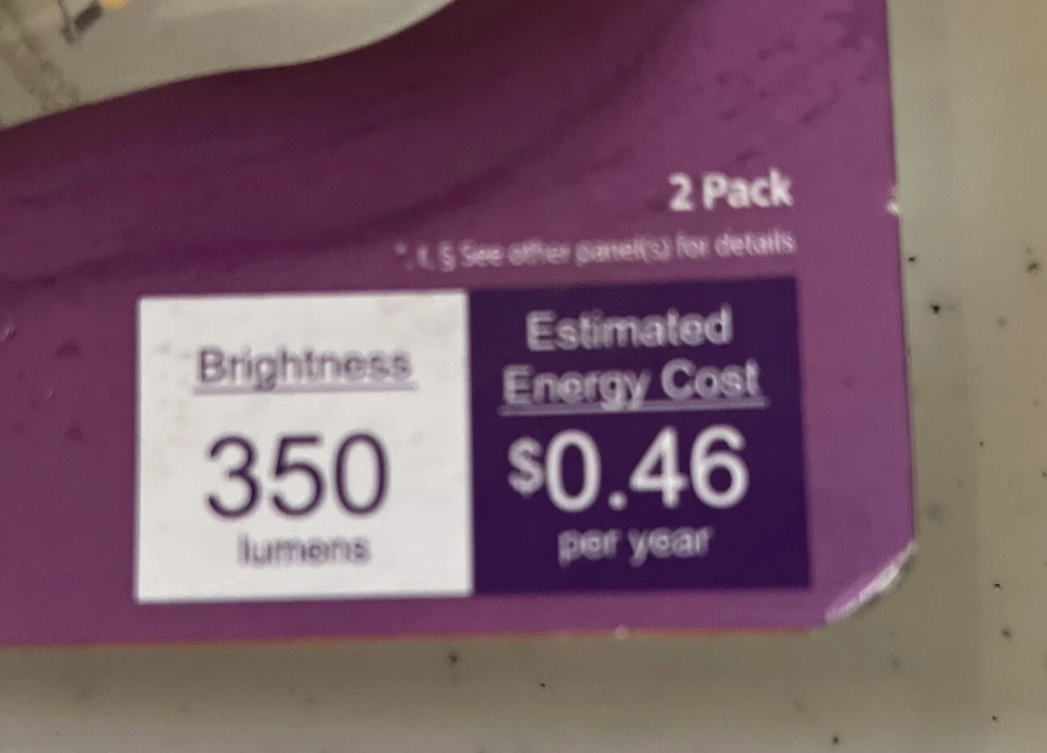 PHILIPS Warm Glow 3.8 W -40W Equivalent Soft White E17 Base Dimmable LED Bulbs - Image 3 of 4