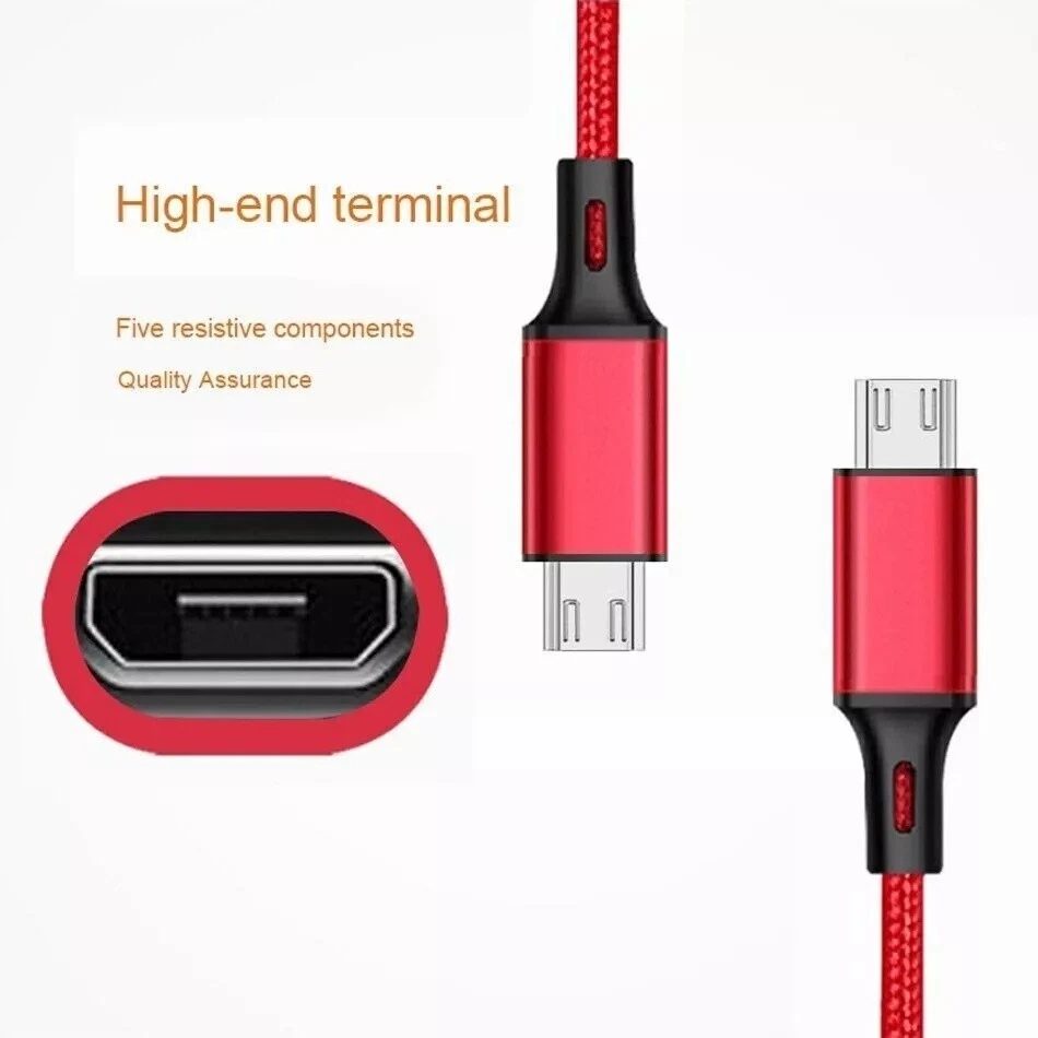 100 Pack Micro USB Fast Charging Cable For LG, Samsung Android Phones 6 FT - Image 3 of 4