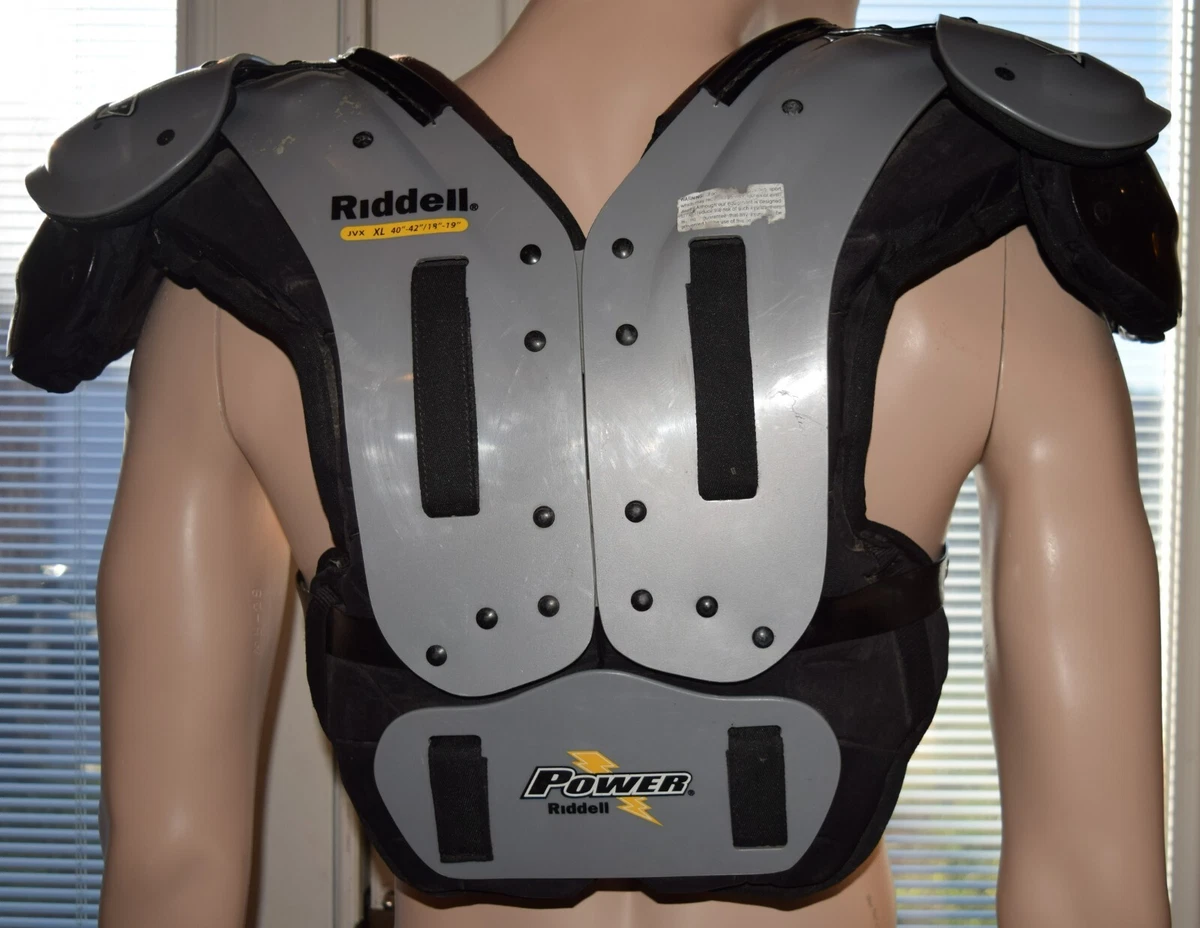 Riddell Power Shoulder Pads With Backplate