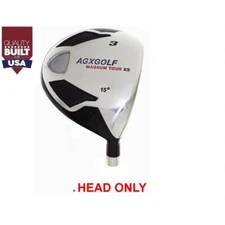AGXGOLF Magnum XS WOODS RIGHT HAND Heads Only:  3W, 5W,  7W,  9W, 11W OR 13W