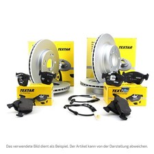 TEXTAR Bremsscheiben Bel�ge Sensor f�r BMW E90/91/92/93 330i 335i vorne + hinten