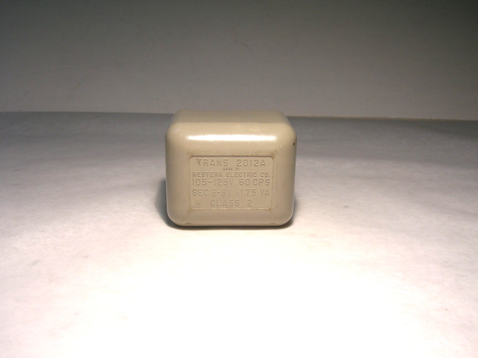 Vintage Western Electric 2012A Princess Phone Light Transformer !!