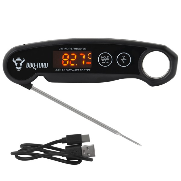 Fleischthermometer Digital Bratenthermometer Kabellos Grillthermometer Bbq-Toro-image