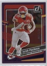 2023 Panini Donruss Season Stat Line 459/500 Isiah Pacheco #144 19fp
