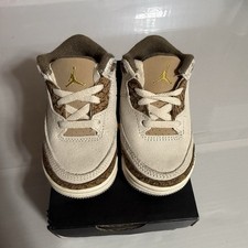 Toddlers Size 4C - Nike Air Jordan Retro 3 'Palomino' TD DM0968-102