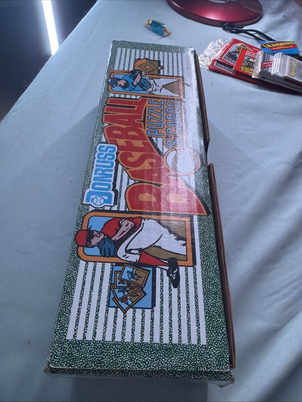 1990 Donruss MLB Baseball Puzzle and Cards Full Complete Box- SEE ALL PHOTOS-