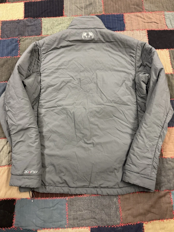 Kuiu Kenai Gunsmoke Lightweight Hunting Hiking Jacket Reflective 3D FX Mens L - Image 3 of 4