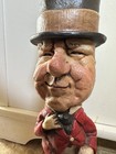 Rare  1970's W.C. Fields 16” Realistic Vintage Hand Painted Chalkware Statue — photo 4