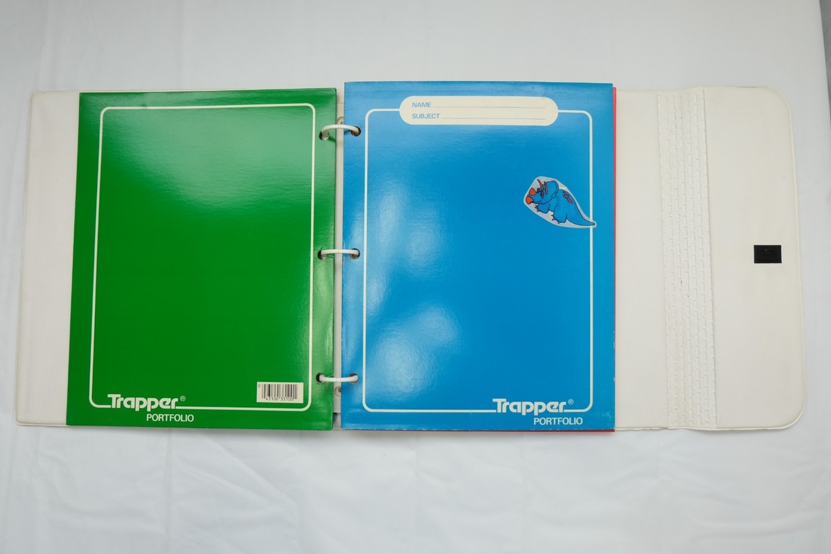 TRAPPER KEEPER Valley of Hearts Mead 3 Ring Binder + Folders