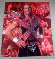 WWE WWF SHAWN MICHAELS HBK 21 X 24.5 Double Sided Poster from 2005 WM 12 Attire