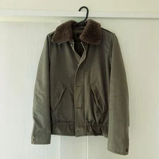 A.P.C. Woman XS Military Jacket With Boa Collar Limited Edition Style Refined Mi