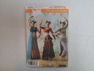 Simplicity Pattern - Misses' Belly Dancer Costume (6-12) #3832 - Uncut