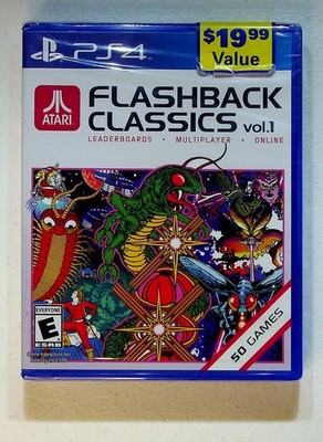 Flashback Classics Vol.1 PS4 Video Game Multiplayer Online 50 Games