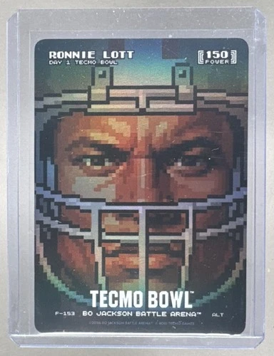 Ronnie Lott 2026 Bo Jackson Battle Arena Tecmo Bowl #P153 Pixel Helmet Alt Day 1