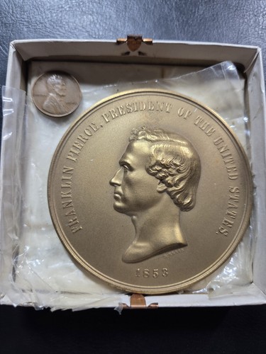KASSENAMT DER MÜNZSTÄTTE BRONZE MEDAILLE PRÄSIDENT FRANKLIN PIERCE. [Lot 1] - Bild 1 von 4