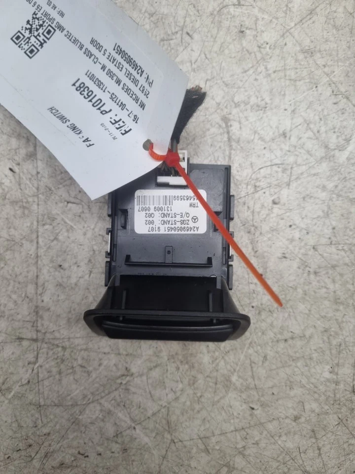 MERCEDES ML W166 AMG SPORT PARKING BRAKE SWITCH A2469050451 2011-2015 - Image 3 of 4