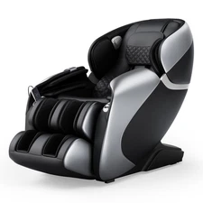 SL Track Full Body Zero Gravity Massage Chair w/ Voice Control Heat Foot Roller