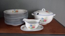 Arzberg 50s 60s Porzellan Terrine 12 Suppenteller Sauciere shabby wunderschön