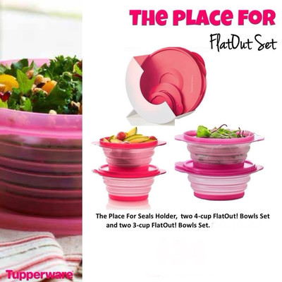 New Tupperware FlatOut Set