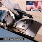 Angle Grinder Stand for Tile 45° Chamfering, Stainless Steel Universal Holder wi