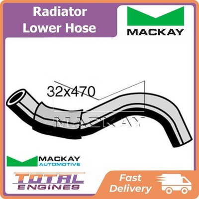 Radiator Lower Hose fits Daewoo Musso F0B19 2.9L 5Cyl OM662.920