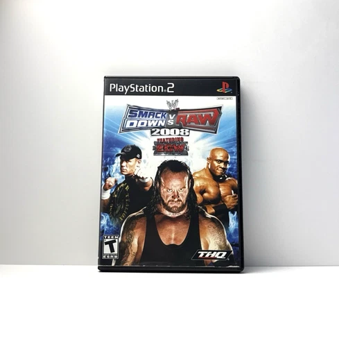 WWE SmackDown vs. Raw 2008 Sony PlayStation 2 PS2 CIB Refurbished & Tested