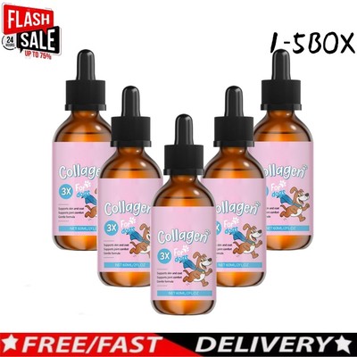 Collagen for Dogs Supports Joint Relief & Healthy Skin Coat Gut Health 60ml 1-5X