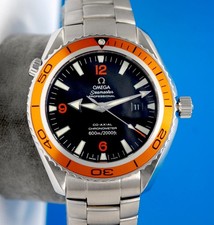 Mens Omega Seamaster Planet Ocean Co-Axial Chronometer watch - Orange - 2208.50