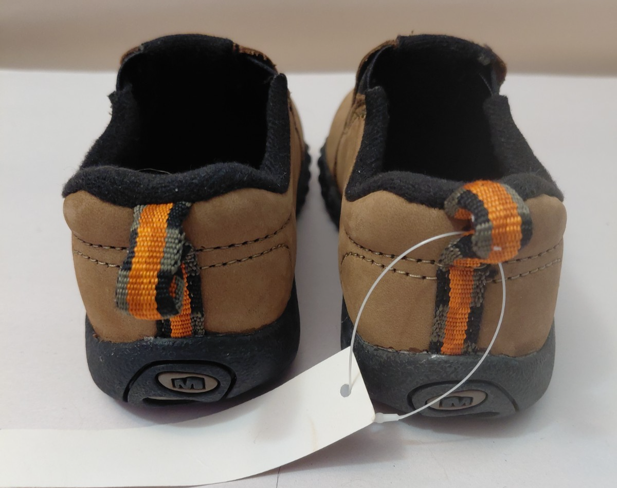 Scarpe Merrell Jungle Moc bambino taglia 6 5 slip on nabuk marrone scamosciato J60527