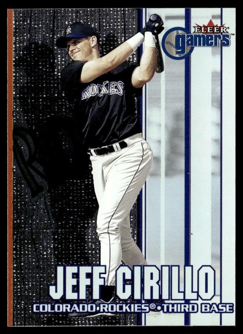 2000 Fleer Gamers Jeff Cirillo Colorado Rockies #71