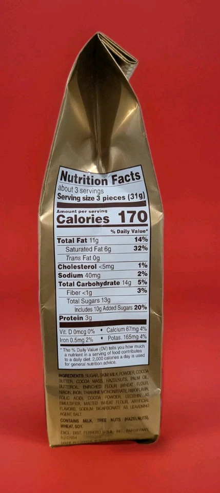 Ferrero Rocher Premium Surtido Cuadrados Chocolate, Regalo Navidad Cacahuete Vacaciones Foto 3 de 3