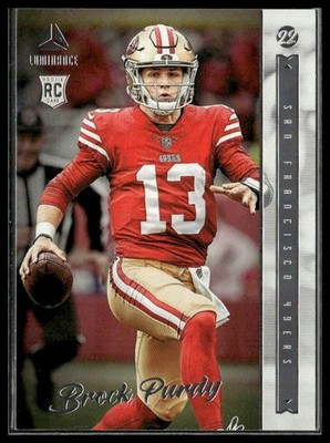 2022 Panini Chronicles #213 Brock Purdy Luminance Update Rookies