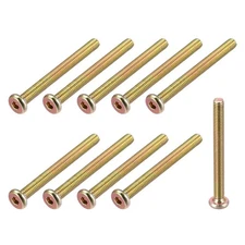 Hex Socket Head Machine Screws, (M6x60mm) 10Pcs, Carbon Steel Screws