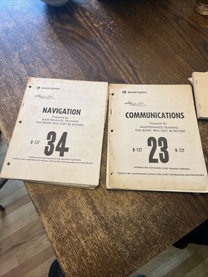 Eastern Airlines Maintenance Training manuals  - Lot Of 2