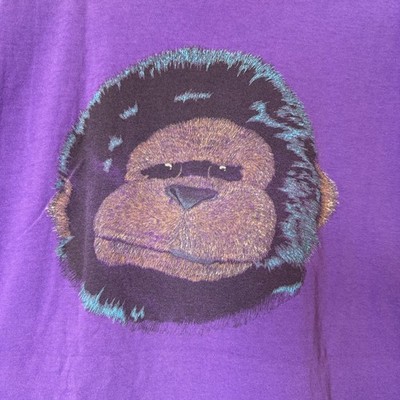 Vintage 90s Dinosaur Jr Cow Gorilla T-Shirt Purple Sz XL | eBay