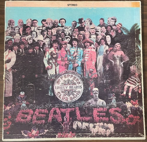 The Beatles Sgt. Pepper's Lonely Hearts Club Band RARE W9 Defective Stamper!