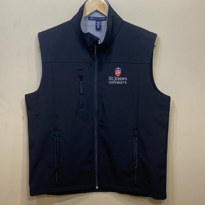 St John s University Hybrid Vest Men s Medium M College Black Devon & Jones