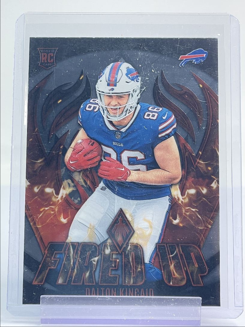DALTON KINCAID 2023 PHOENIX FOOTBALL ROOKIE FIRED UP BILLS RC Q2350