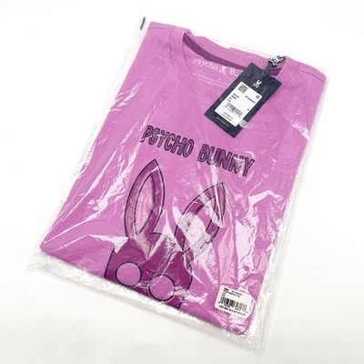 *NEW* Men Psycho Bunny Adler Graphic Tee CROCUS PINK (MT0200287 510)  