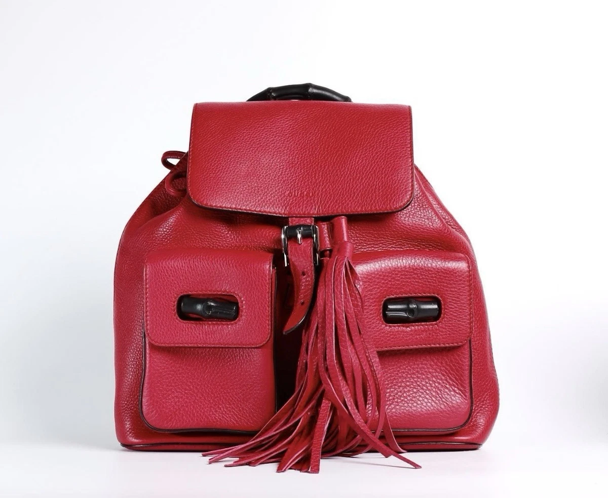 Gucci Bamboo Backpack Red Bags & Handbags for Women for sale | eBay