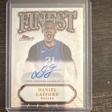 2024-25 Topps Finest Daniel Gafford Autograph Insert Dallas Mavericks FA-DG