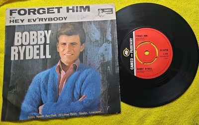 Bobby Rydell - Forget Him C/W ''Hey Ev'rybody''  7'' 1962 PIC/SLEEVE *EXC/COND*