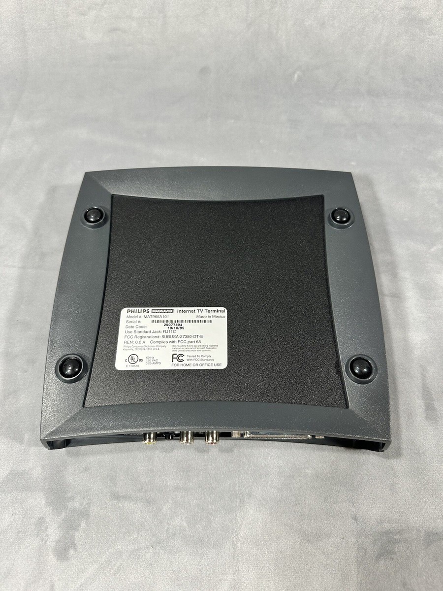 Philips Magnavox MAT965A101 WebTV Internet TV Terminal | eBay
